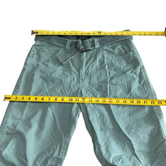 Point Zero Cargo Shorts Me Green Belted 34x15 Fishingcore Fishermancore outdoors - Picture 9 of 11
